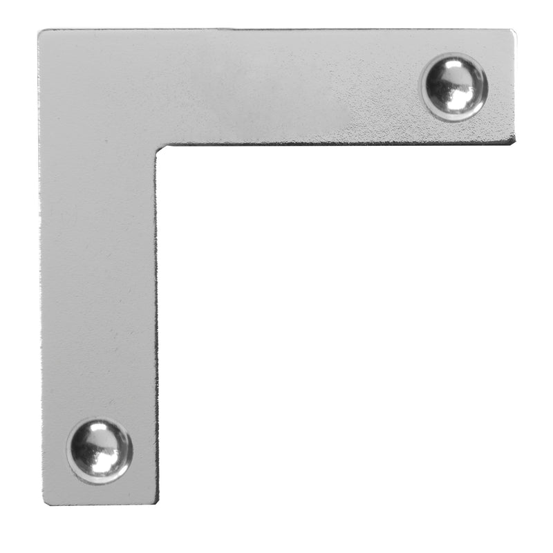 Cargue la imagen en el visor de la galería, 44788-65|Dritz Smooth Campaign Hardware Corners, Small, Nickel, 4 pc