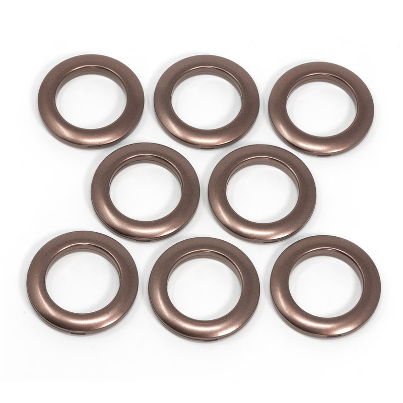 Load image into Gallery viewer, 44370|Dritz 1-9/16" Plastic Curtain Grommets, Copper, 8 Sets
