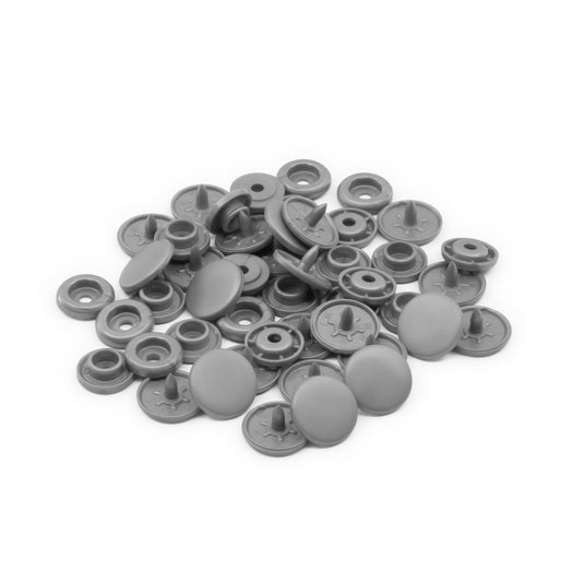 984-R-65|Dritz Plastic Color Snaps, 12 Sets, Nickel