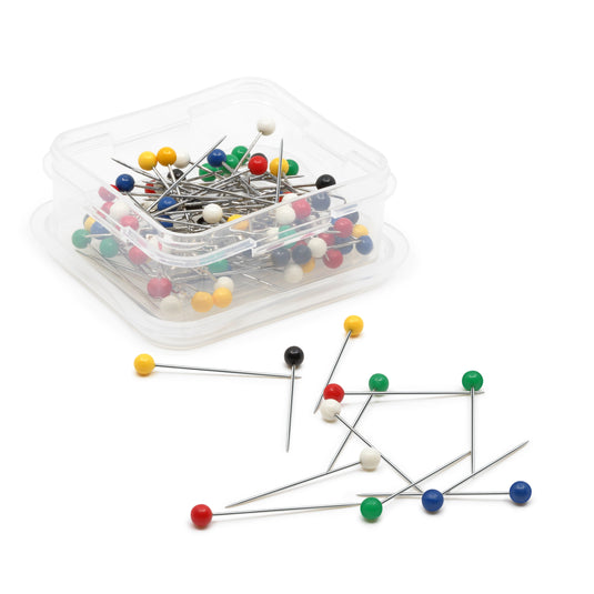 44|Dritz 1-1/4" Color Ball Pins, Assorted, 100 pc