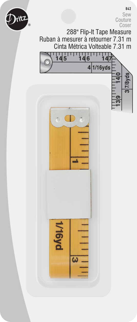 842|Dritz 288" Flip-It Tape Measure