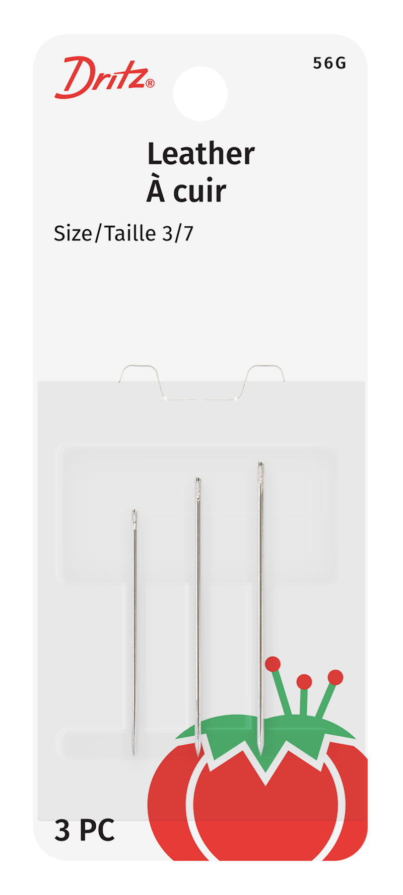 Load image into Gallery viewer, 56G|Dritz Glover/Leather Hand Needles, Size 3/7, 3 pc