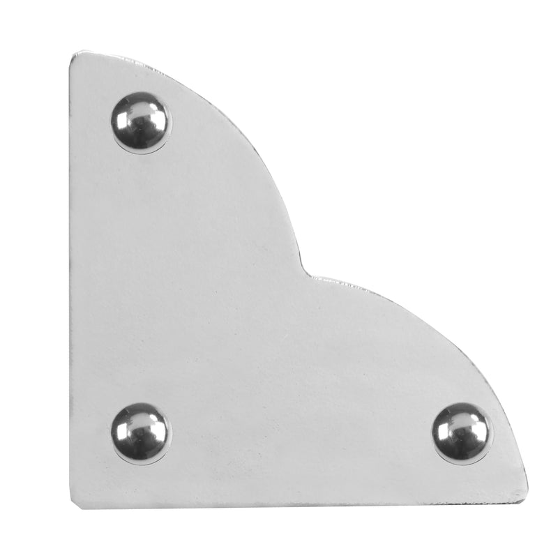 Chargez l'image dans la visionneuse de la galerie, 44792-65|Dritz Smooth Quatrefoil Corners, Small, Nickel, 4 pc