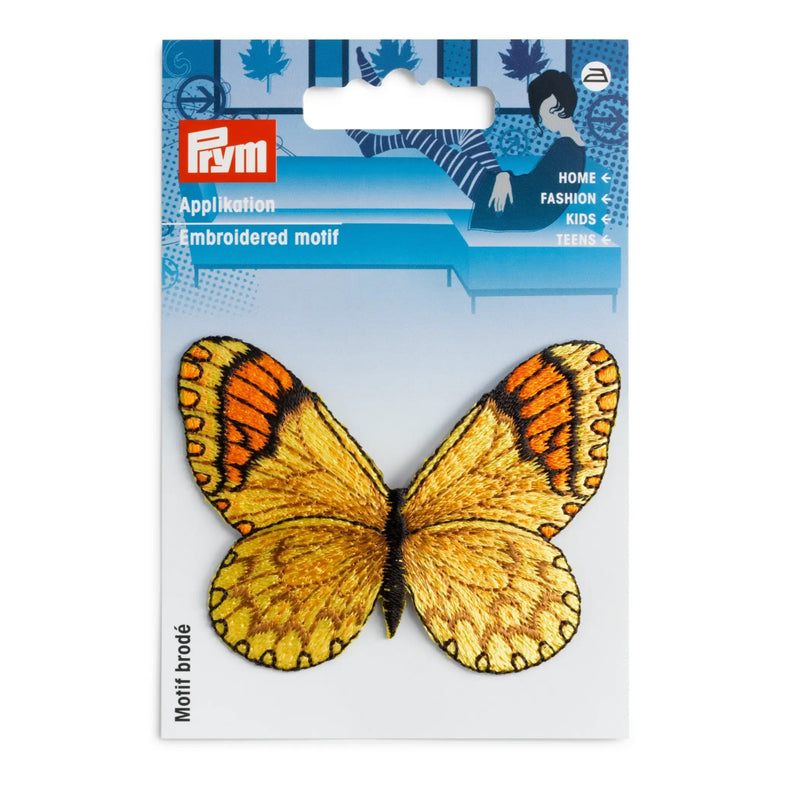 Load image into Gallery viewer, 926697|Prym Applique, Yellow Butterfly, 1 pc