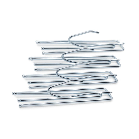 44323|Dritz Short Neck Pleater Hooks, Silver, 14 pc