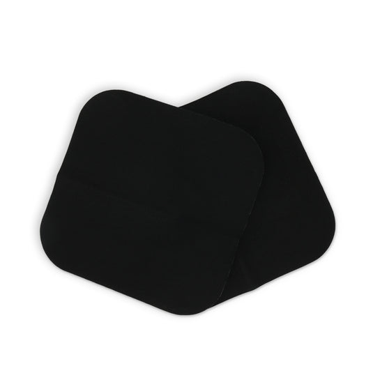55240-1T|Dritz Twill Iron-On Patches, 5" x 5", 2 pc, Black