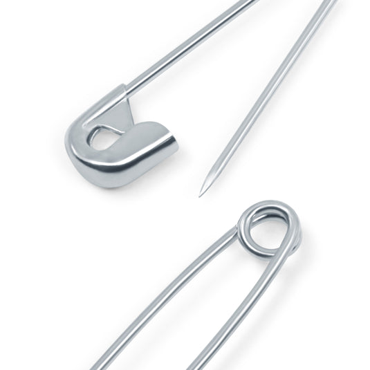 544200|Prym Safety Pins, Silver, Brass
