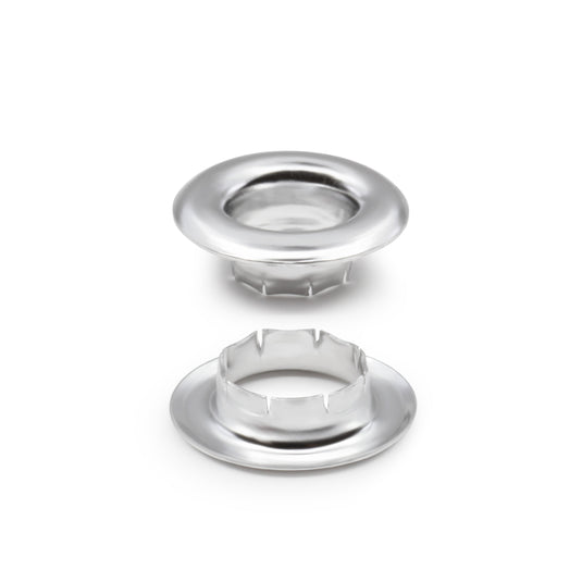659-65|Dritz 1/4" Large Eyelets & Tools, 12 Sets, Nickel