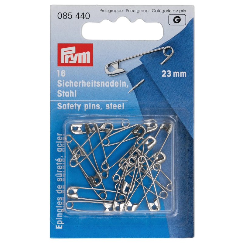 Load image into Gallery viewer, 085440|Prym Safety Pins, 23mm, Silver, 16 pc