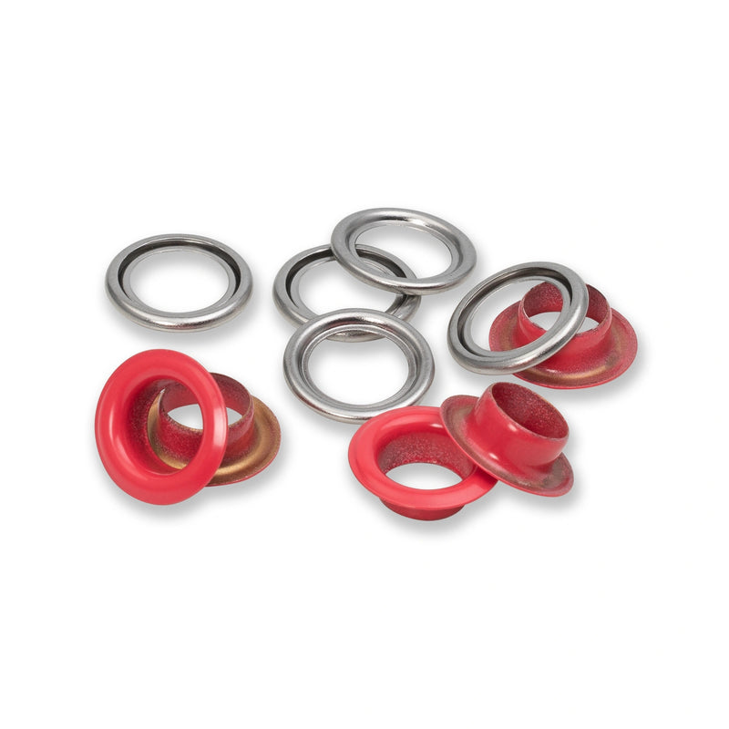 Load image into Gallery viewer, 542542|Prym Eyelets with washers 11 mm Red 20pc