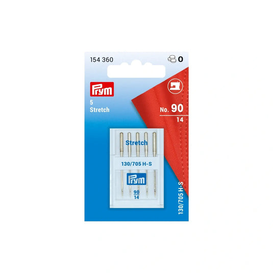 154360|Prym Stretch Sewing Machine Needles, Size 14, No. 90,  5 PC