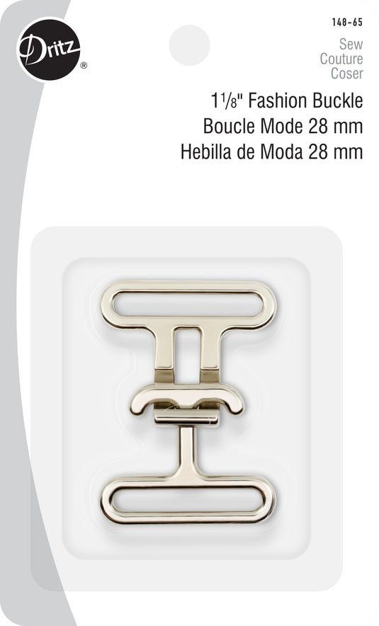 148-65|Dritz Fashion Buckle, Nickel