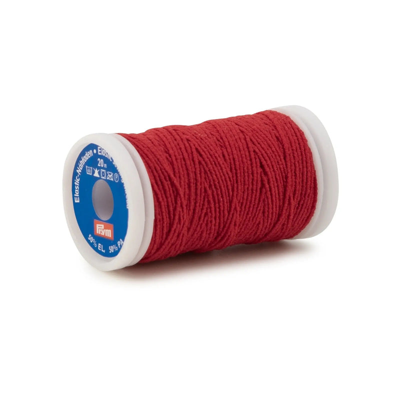 Load image into Gallery viewer, 970019|Prym Elastic Sewing Thread, Red, 22 YD (20 M)
