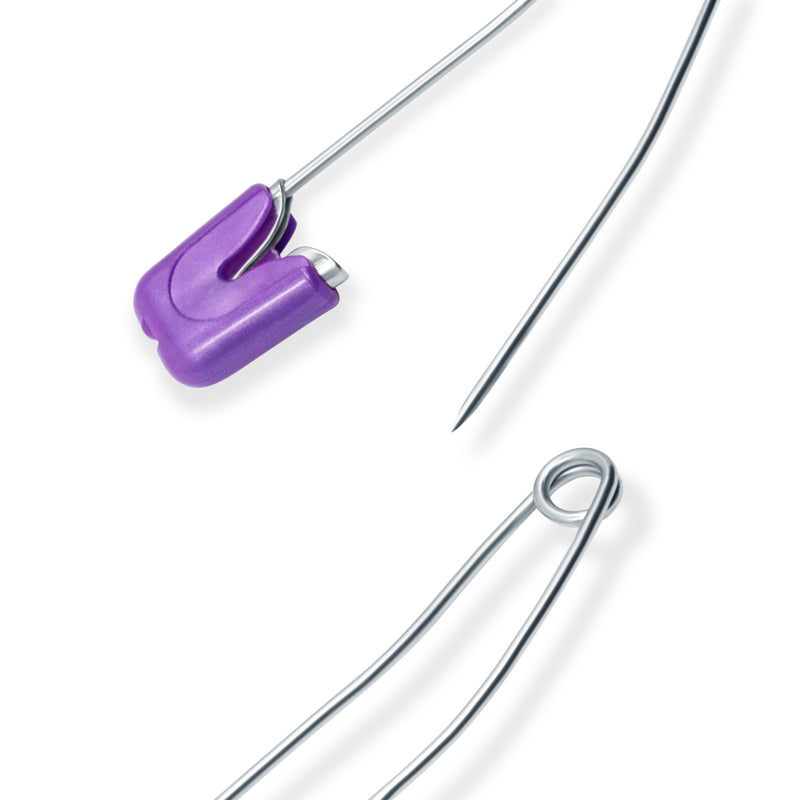 Cargue la imagen en el visor de la galería, 46-67|Dritz Bright Baby-Safe Diaper Pins, 4 Count, Assorted Colors