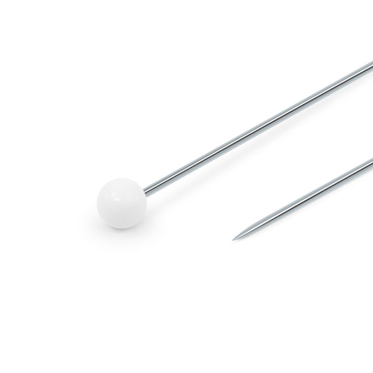 302100| Size 24, Steel White Colorball, 4mm head