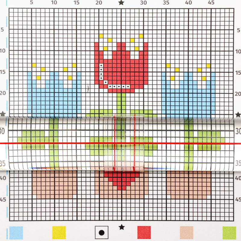 Chargez l'image dans la visionneuse de la galerie, 2004|Dritz Line Magnifier with Sliding Markers