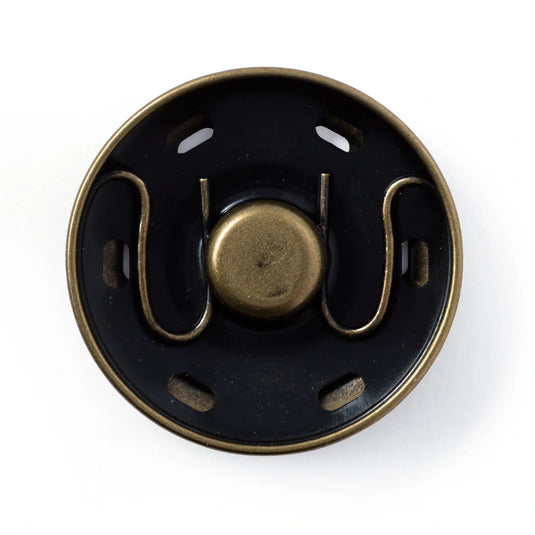 341261|Prym 30mm Sew-On Snaps, 2 Sets, Antique Brass