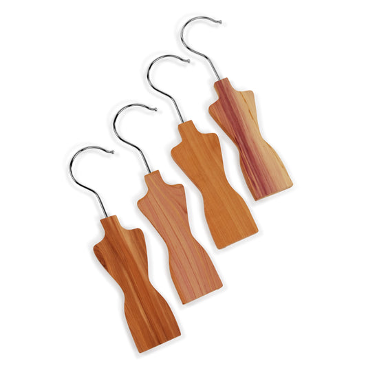 82661|Dritz Cedar Dressform Hangers, 4 pc