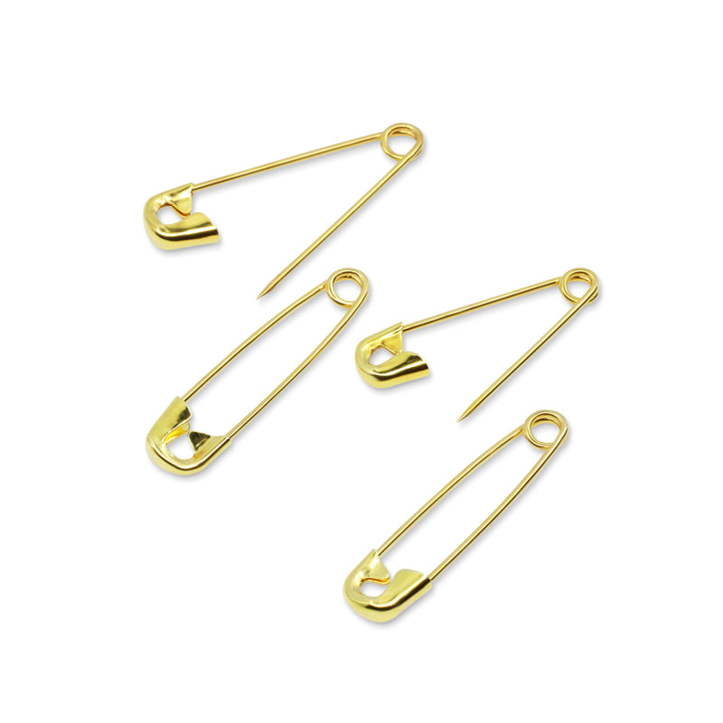 Load image into Gallery viewer, 7200|Dritz Safety Pins, Assorted Sizes, Gilt, 50 pc
