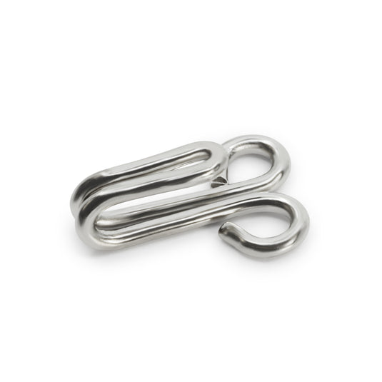 742100| Size 11 White Brass Hooks