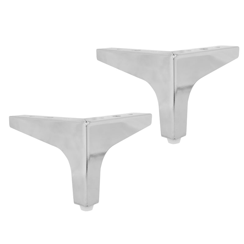 Chargez l'image dans la visionneuse de la galerie, 44707-65|Dritz Metal Corner Legs, Nickel, 2 pc