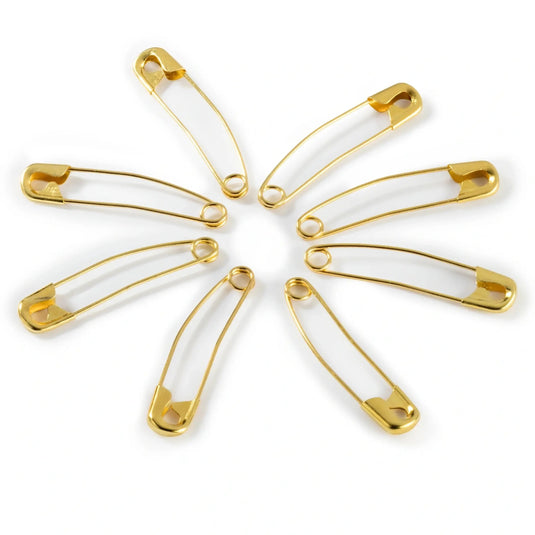 071380|Prym 1-1/2" Safety Pins, Gold, 150 pc