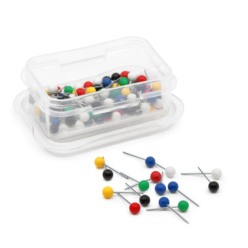 Load image into Gallery viewer, 134|Dritz 15mm Map Pins, Assorted, 100 pc