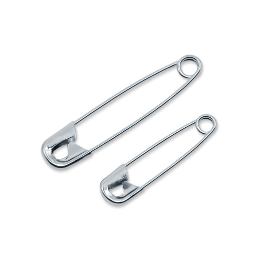 180|Dritz Safety Pins, Assorted Sizes, Nickel, 25 pc