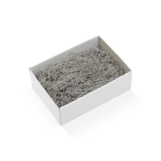 110700|Prym Extra-Fine Pleating Pins, Size 12, Nickel, 1/2 lb