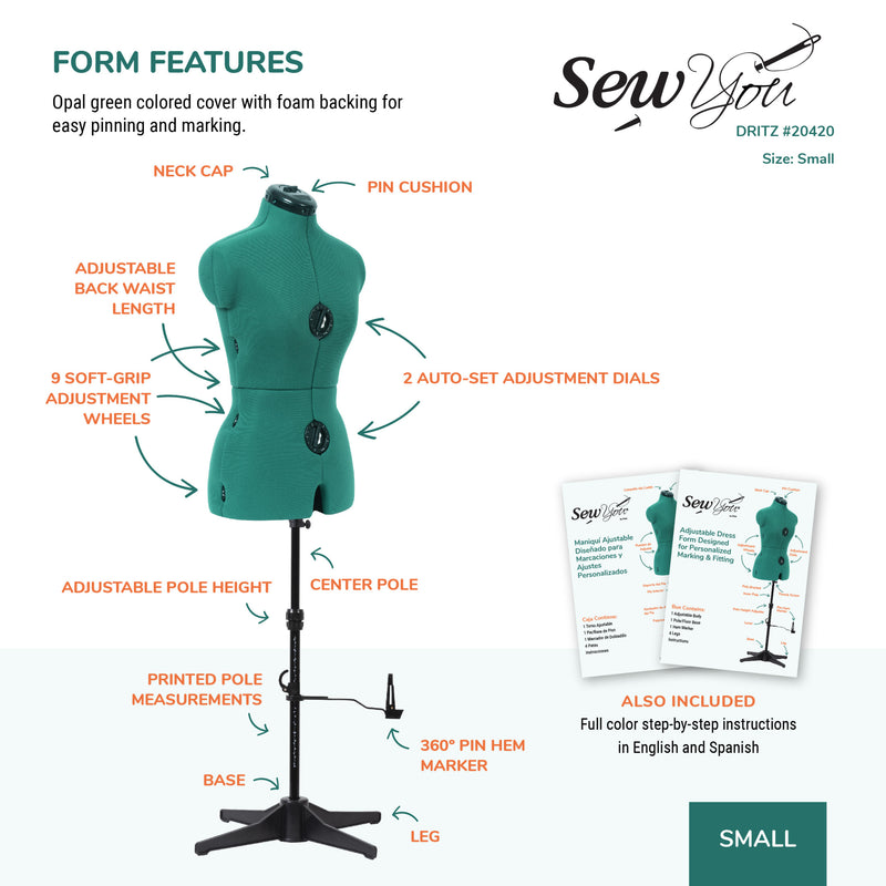 Load image into Gallery viewer, 20420|Dritz Sew You Adjustable Dress Form, Small
