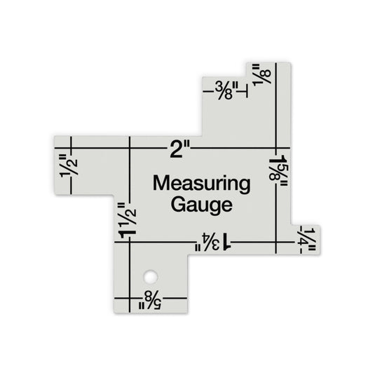 3100|Dritz Measuring Gauge, 1/8"-2" Markings