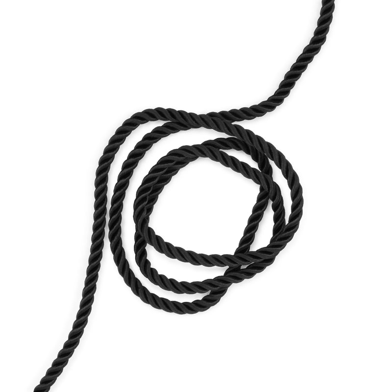 Cargue la imagen en el visor de la galería, 44506|Dritz Rayon Twist Cord 3/16" x 6 YD - Black