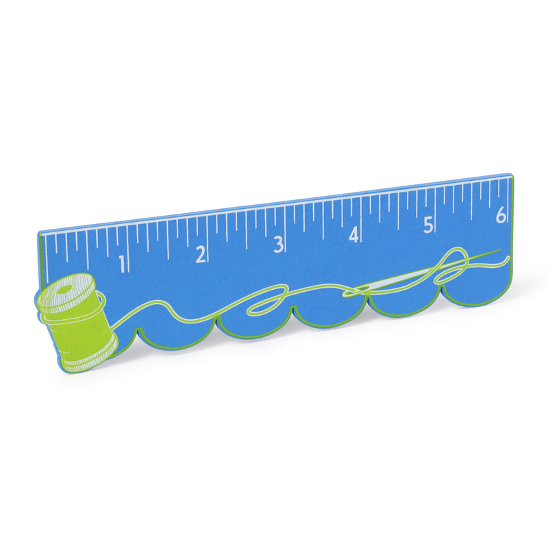 Load image into Gallery viewer, 5119|Dritz 6" Wooden Ruler, Thread Spool