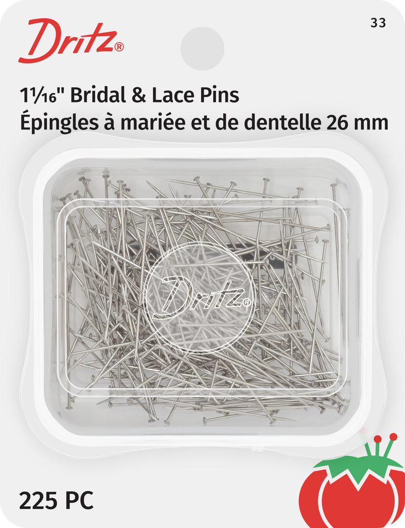 Load image into Gallery viewer, 33|Dritz 1-1/16" Bridal and Lace Pins, Nickel, 225 pc