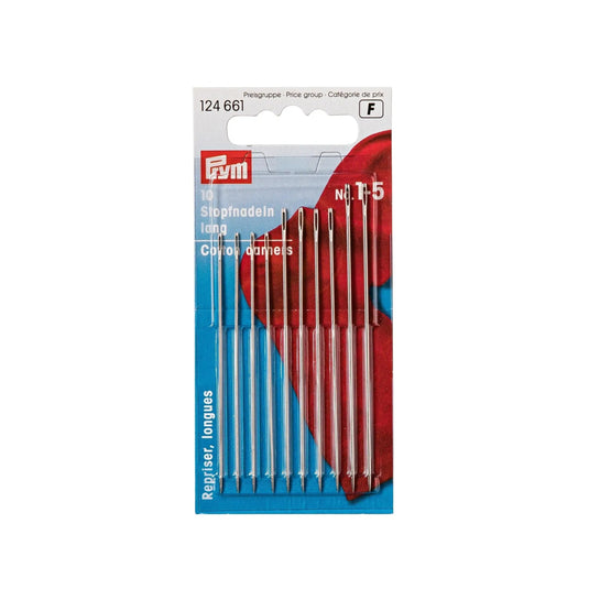 124661|Prym Darning Hand Needles, No. 1-5, 10 PC