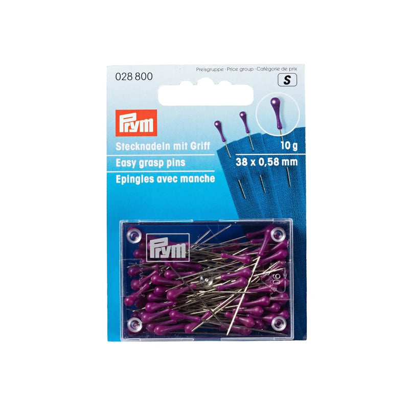 Load image into Gallery viewer, 028800|Prym 2-3/10" Easy Grasp Pins, Purple