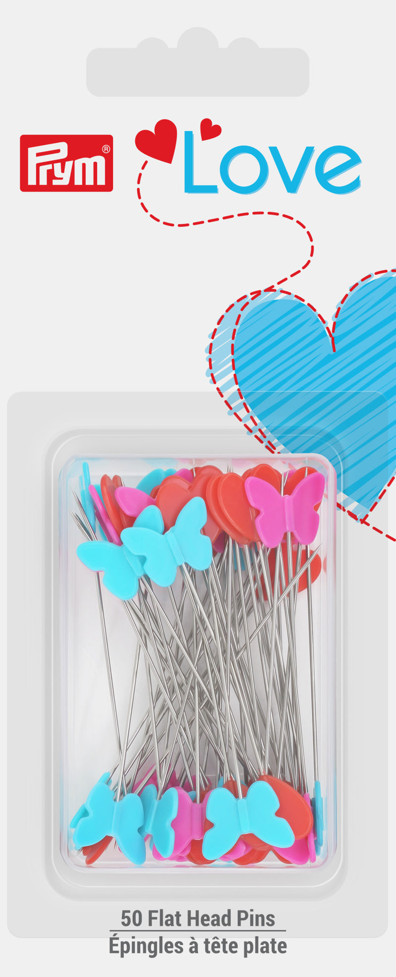 Load image into Gallery viewer, 60100|Prym 2-1/8" Flat Head Pins, 50 pc