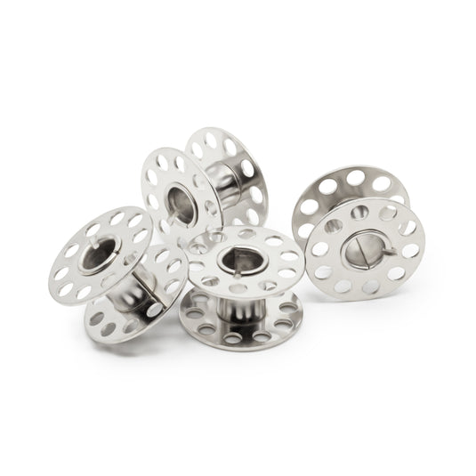 927|Dritz Class 15 Bobbins, Metal, 4pc