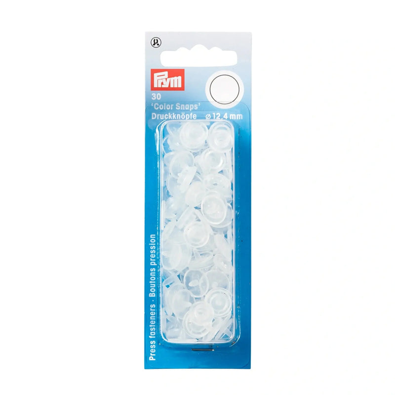 Load image into Gallery viewer, 393198|Prym Non-Sew Color Snaps 12.4 mm, 30 pc, Matt Clear