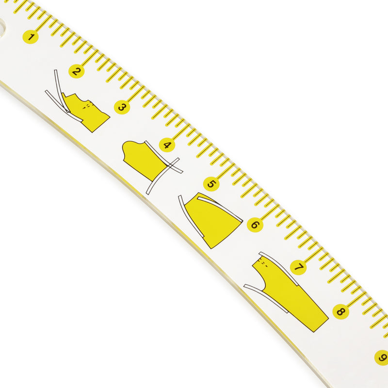 Load image into Gallery viewer, 856|Dritz 24" Hip Curve Ruler with How-To Illustrations
