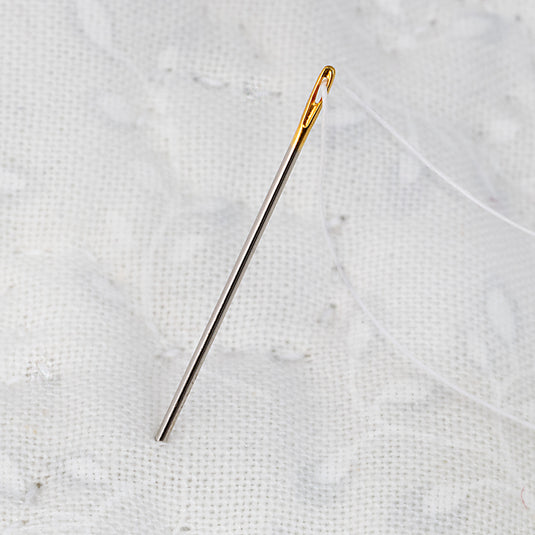 3056|Dritz Gold-Eye Quilting Between Needles, Sizes 7/9/10, 20 pc
