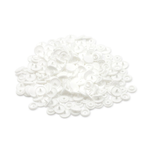 11179|Dritz 1/2" Plastic Snaps, White, 60 Sets
