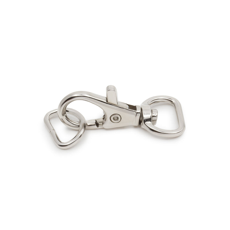 Chargez l'image dans la visionneuse de la galerie, 728-65|Dritz 1/2" Swivel Hooks &amp; D-Rings, Nickel, 12 Sets