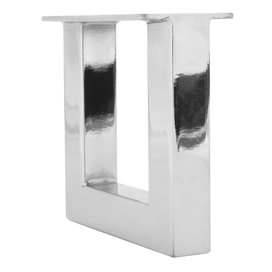 44708-65|Dritz Industrial Metal Legs, Nickel, 2 pc