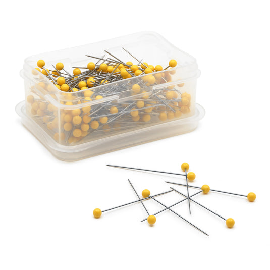 112|Dritz 1-3/4" Extra-Long Color Ball Pins, Yellow, 250 pc