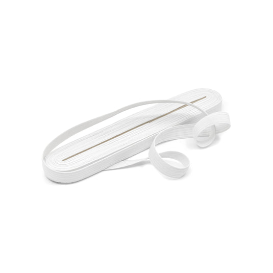 9531W|Dritz 3/8" White Braided Elastic, 6 yd
