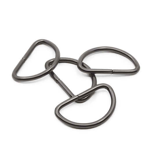 117-114-1|Dritz 1-1/4" D-Rings, Black, 4 pc