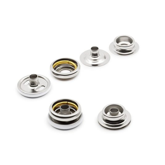 5-2|Dritz 5/8" Heavy Duty Snaps, 7 Sets, White