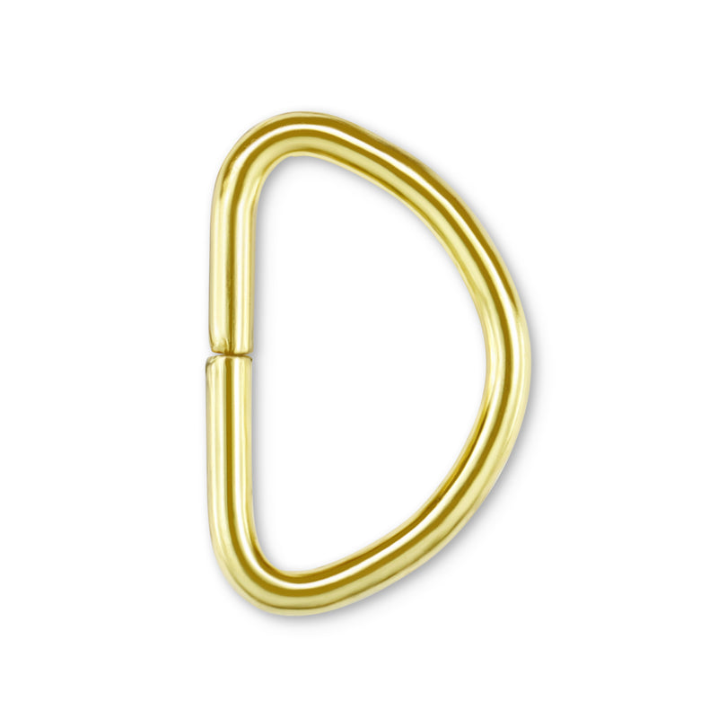 Load image into Gallery viewer, 117-34-35|Dritz 3/4" D-Rings, Gilt, 4 pc