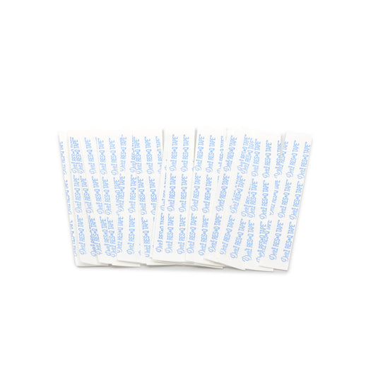 426|Dritz Res-Q-Tape Hem Strips, Double-Sided Adhesive Tape, 1/2" x 3", Clear, 24 pc